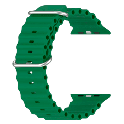 Pulseira Oceano Compatível Smartwatch Apple Watch Iwo Nf Cor:verde;tamanho:38/40/41mm
