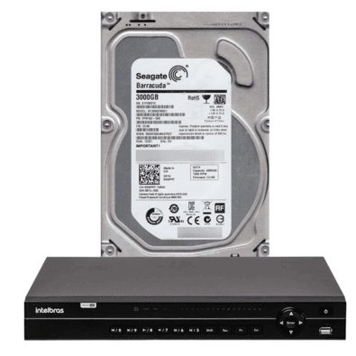 Dvr Intelbras 32 Canais Mhdx 1232 Com Hd De 3TB Instalado