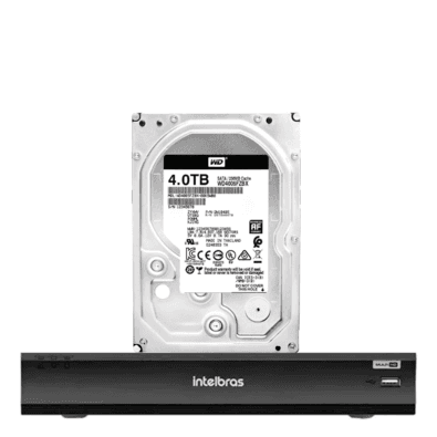 Dvr Intelbras 32 Canais Imhdx 3132 Com Hd De 4TB Instalado