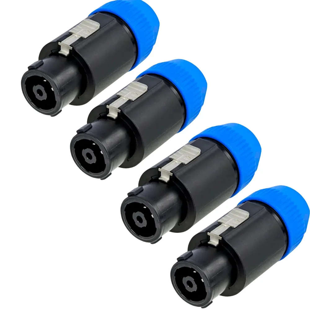 Imagem 3 de 5 do produto Plug Speakon Macho 8 Vias C/trava Emb 04 Pçs - Tebera
