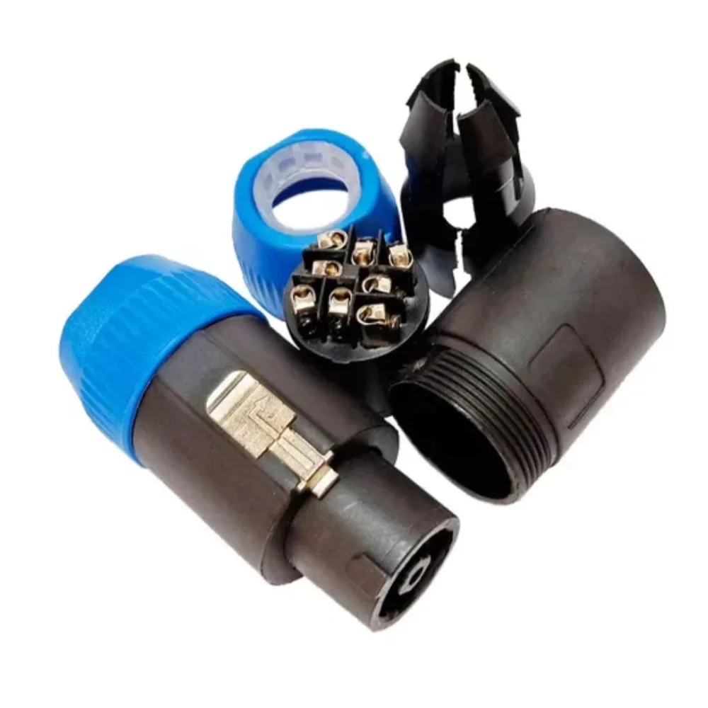 Imagem 5 de 5 do produto Plug Speakon Macho 8 Vias C/trava Emb 04 Pçs - Tebera