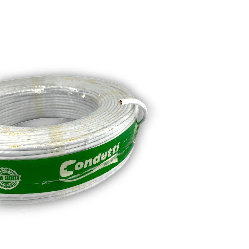 Imagem 2 de 4 do produto Cabo Cftv Multicameras 4p Cobreado Branco Rolo 100mt - Condutti 1/2/5
