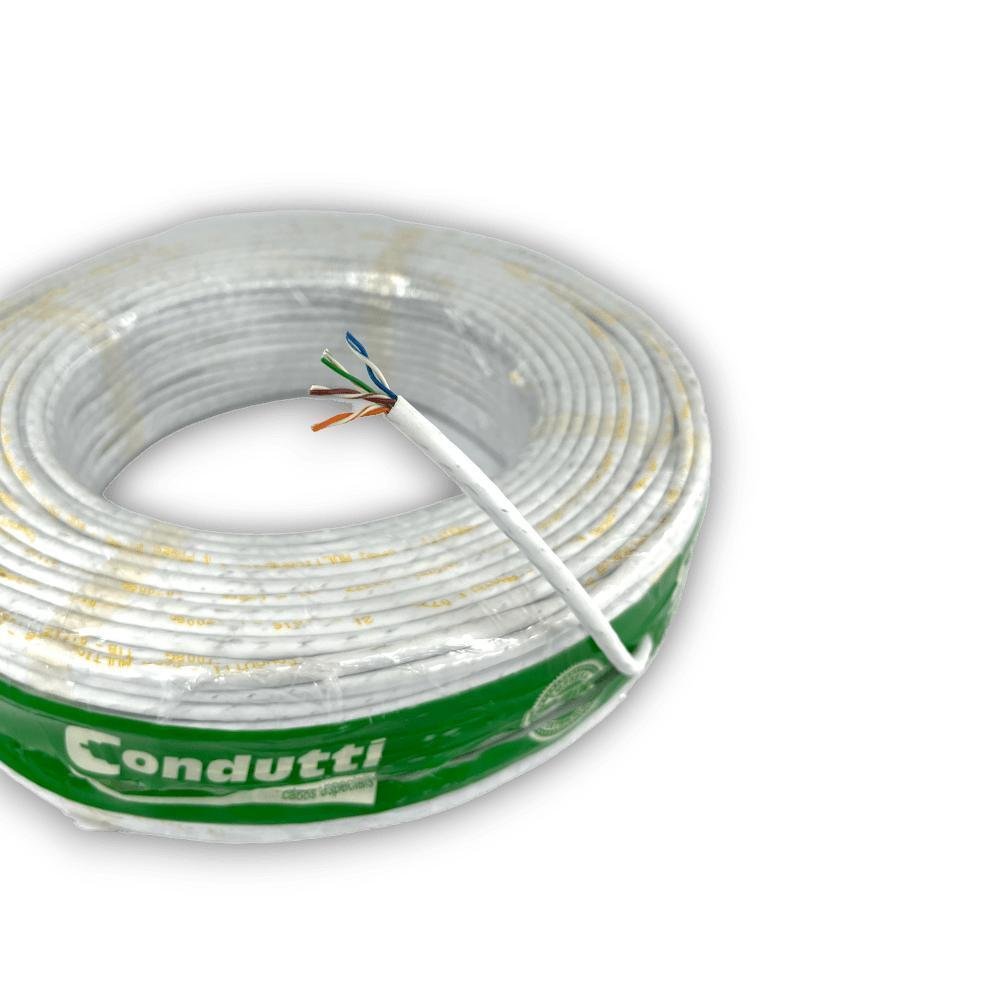 Imagem 4 de 4 do produto Cabo Cftv Multicameras 4p Cobreado Branco Rolo 100mt - Condutti 1/2/5