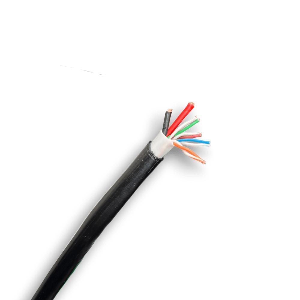 Cabo Cftv Multicameras 2x1mm 4p Dupla Capa Bobina 300m Cabo Cftv Multicameras 2x1mm 4p Dupla Capa Bobina 300m
