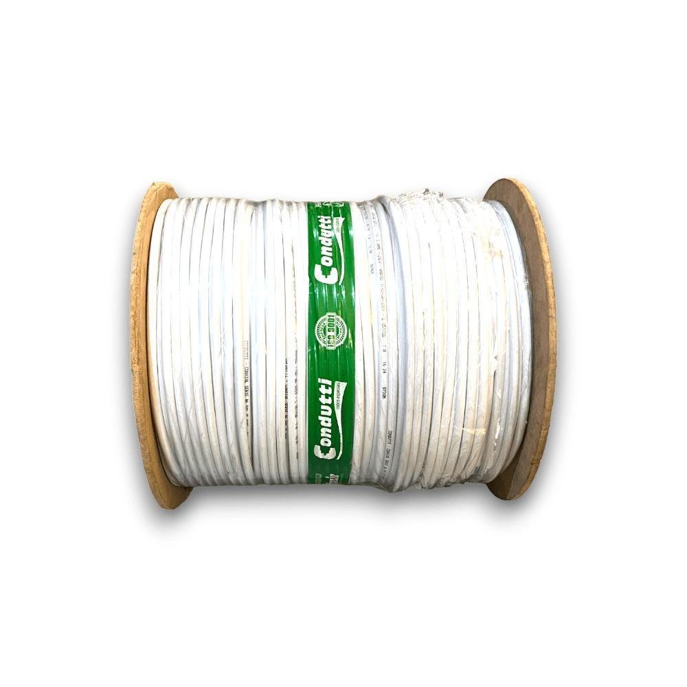 Imagem 2 de 4 do produto Cabo Coaxial Rg 6 90% Bobina 300mt - Condutti 1/2/3