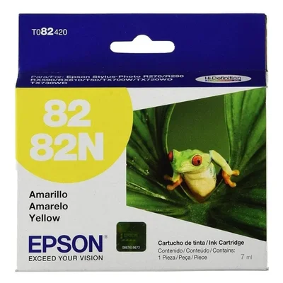 Cartucho De Tinta Epson To82 Amarelo T082420 | Stylus Photo R270 R290 Rx390