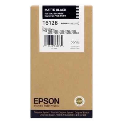 Cartucho De Tinta Epson T6128 preto Fosco | Epson Stylus Pro 7800 7880 9800 9880