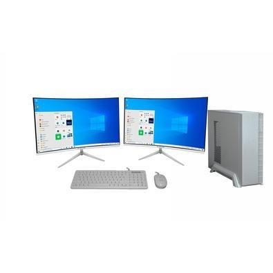 Computador PC Estação De Trabalho 2 Monitor 23" Intel Core I7 16gb Ram SSD 960gb