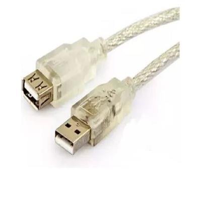 Cabo Usb 2.0 Macho X Fêmea 2m Cristal