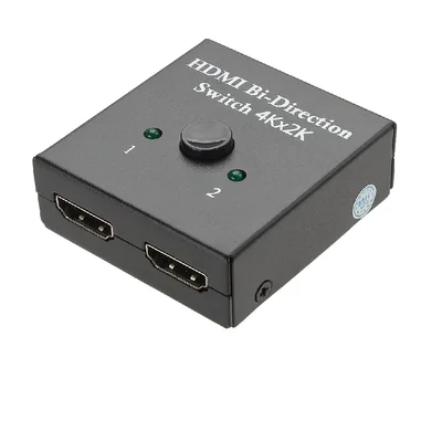 Chaveador Swither Seletor HDMI 2x1 Divisor Splitter HDMI 1x2