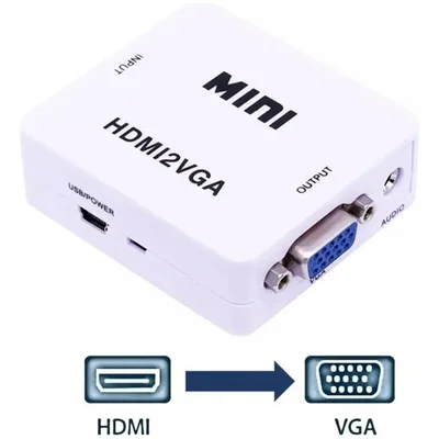 Mini Conversor HDMI X Vga