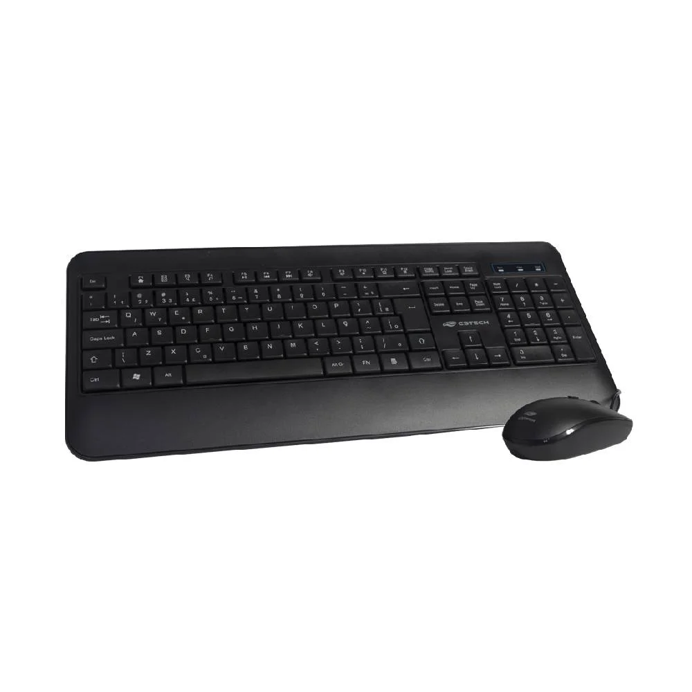 Imagem 4 de 5 do produto Kit Teclado E Mouse C3tech Kt-200bk Usb Abnt2 2000 Dpi Preto