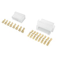 Conector Permak 8 Vias Com Terminais Kit 4 Pecas (embalagem Com 10 Kits)