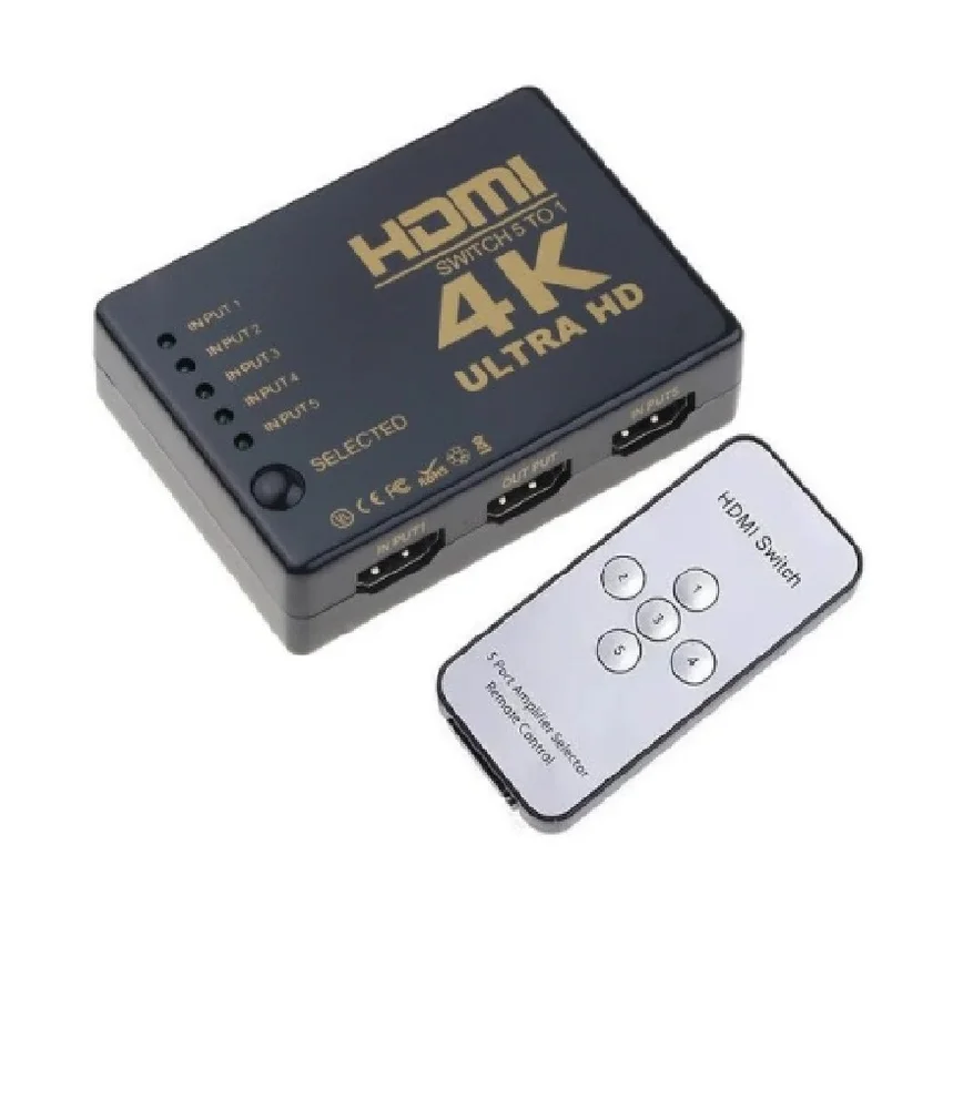 Imagem 2 de 3 do produto Switch 4k HDMI Ultra Hd Com Controle