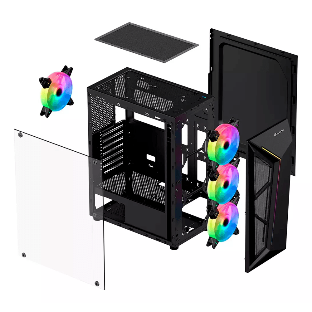 Computador PC Gamer RGB I9 11ª 32gb Ram SSD 960gb RTX 2060 6gb Monitor 23" Curvo - view 2