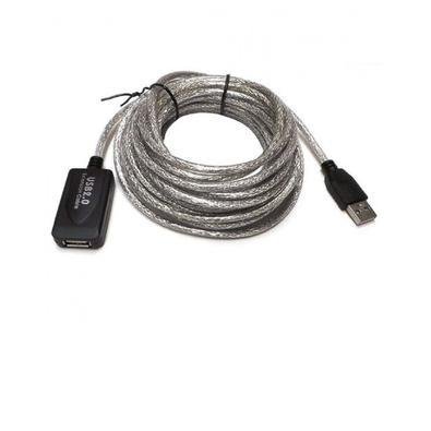 Cabo Extensor Usb 2.0 Macho/femea C/ Repetidor De Sinal 20m