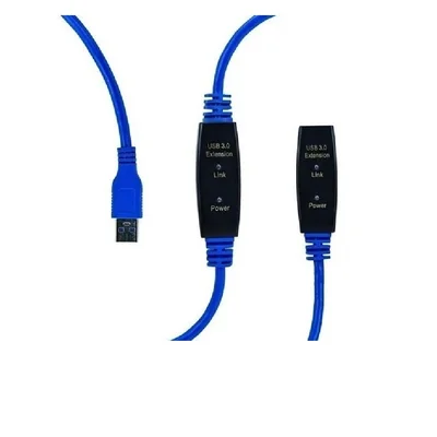 Cabo Extensor Usb 3.0 Macho/femea C/ Repetidor De Sinal 10m
