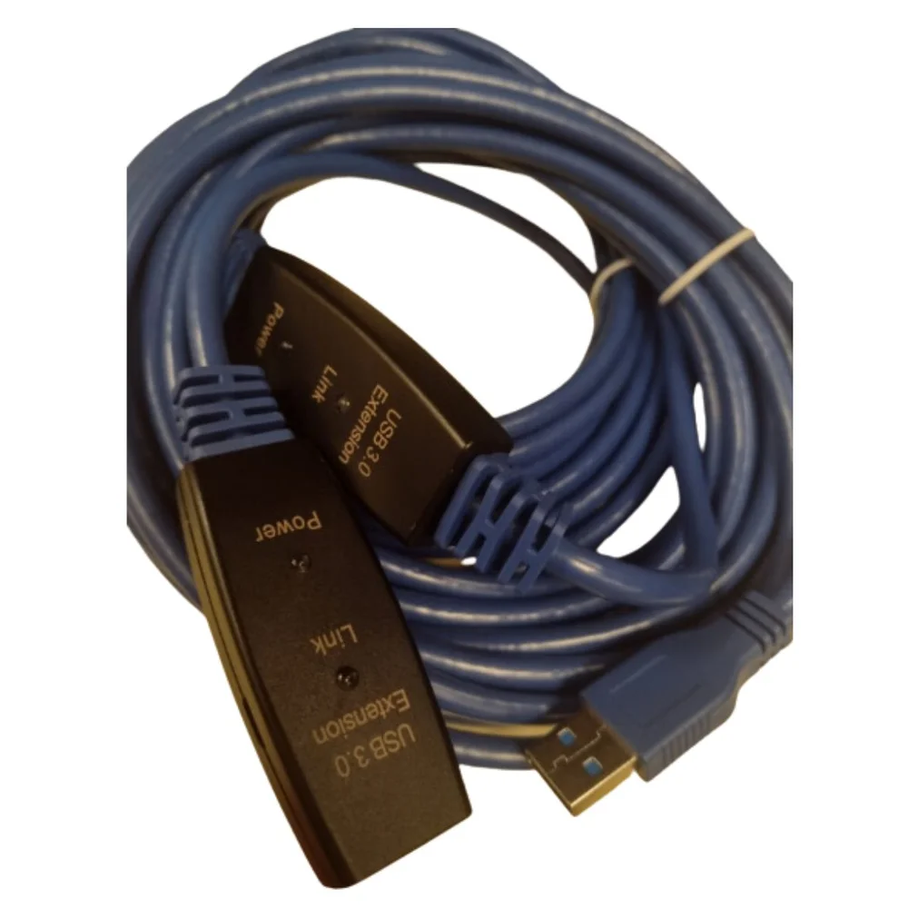 Imagem 2 de 5 do produto Cabo Extensor Usb 3.0 Macho/femea C/ Repetidor De Sinal 10m