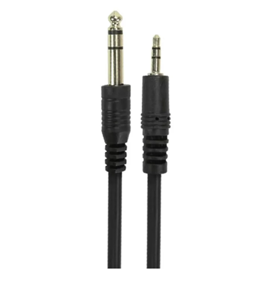 Imagem 3 de 5 do produto Cabo P10 + P2 - Stereo -  2m Emborrachado