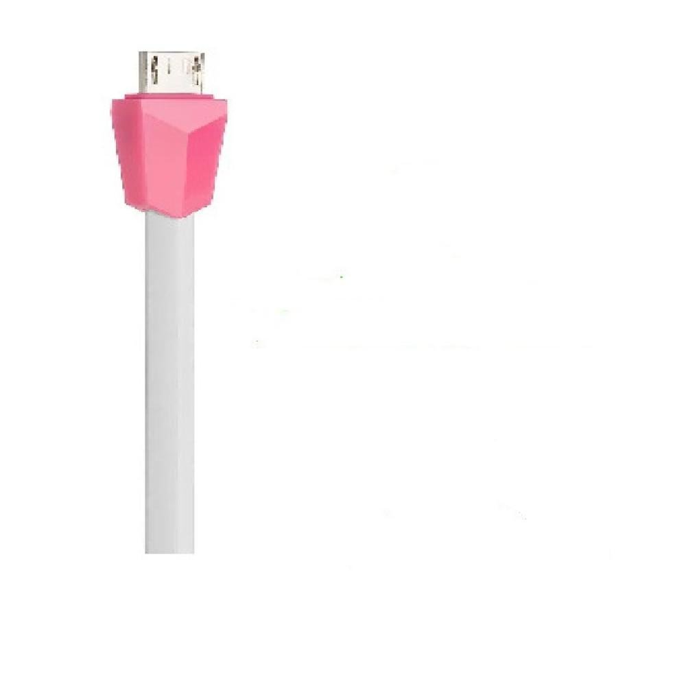 Imagem 2 de 2 do produto Cabo Micro Usb 2.0a - Rosa E Branco Smartphone