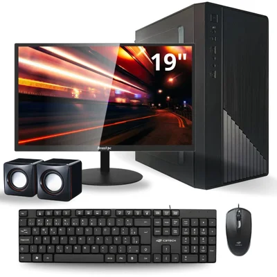 PC Completo i5 Quarta Geracao 8 Gb Ddr3 Nvme 256 Gb Monitor 19 W10