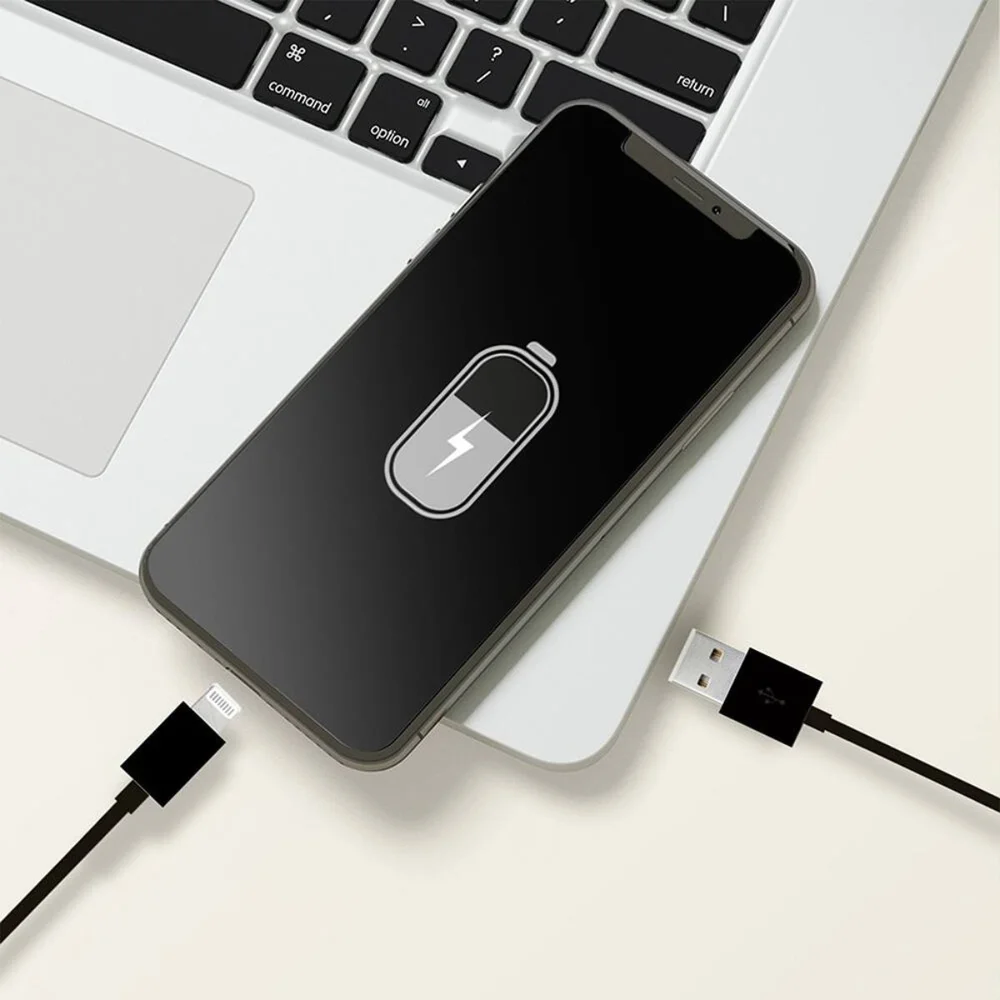 Imagem 3 de 5 do produto Cabo Carregador E Dados 2.0 Para Iphone - 1,5m Tebera