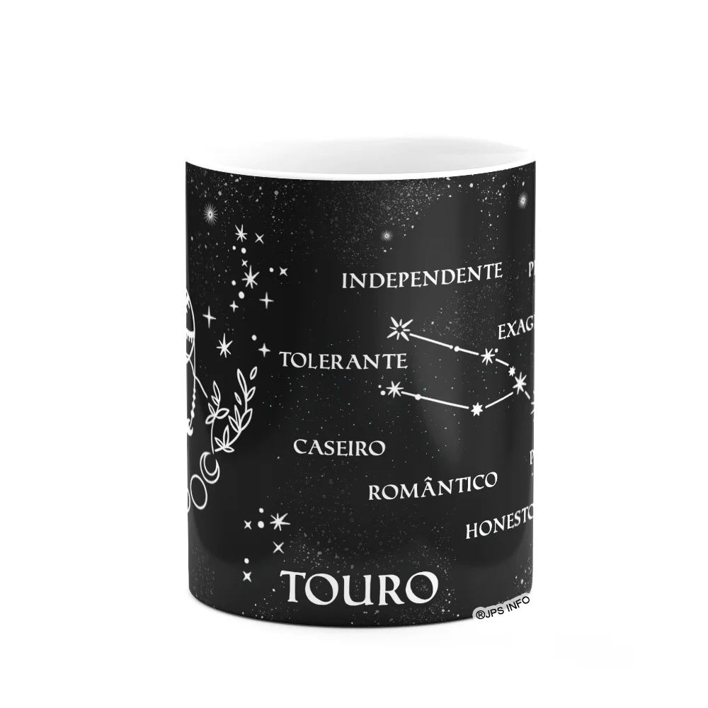 Imagem 2 de 3 do produto Caneca Dos Signos - Signo De Touro - 325ml B-dark