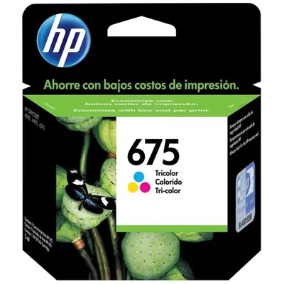 Cartucho De Tinta Hp 675 Cn691al Color | Hp Officejet 4000 4400 4575