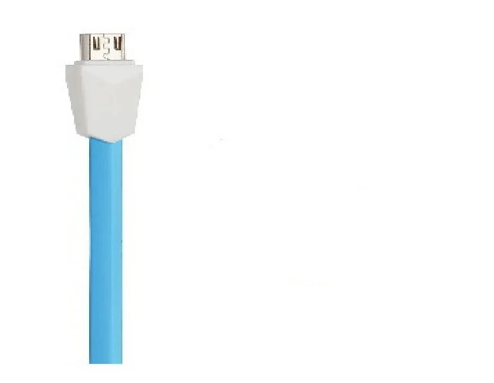 Imagem 3 de 5 do produto Cabo Micro Usb 2.0a - Azul E Branco Smartphone