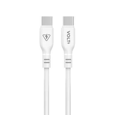 Cabo Usb-c Compatível Usb-c (1,5m) Flex Pro Volt Branco