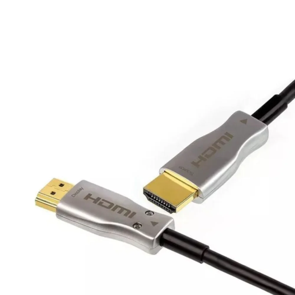 Imagem 2 de 5 do produto Cabo HDMI 2.0 4k 3d Aoc Fibra Optica 20m