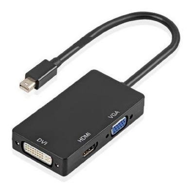Adaptador Mini Displayport Para HDMI Vga Dvi Mini Dp Multipo
