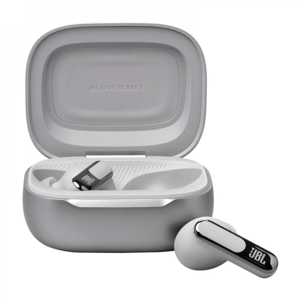 Fone De Ouvido Bluetooth Jbl Live Beam 3 Prata Fone De Ouvido Bluetooth Jbl Live Beam 3 Prata