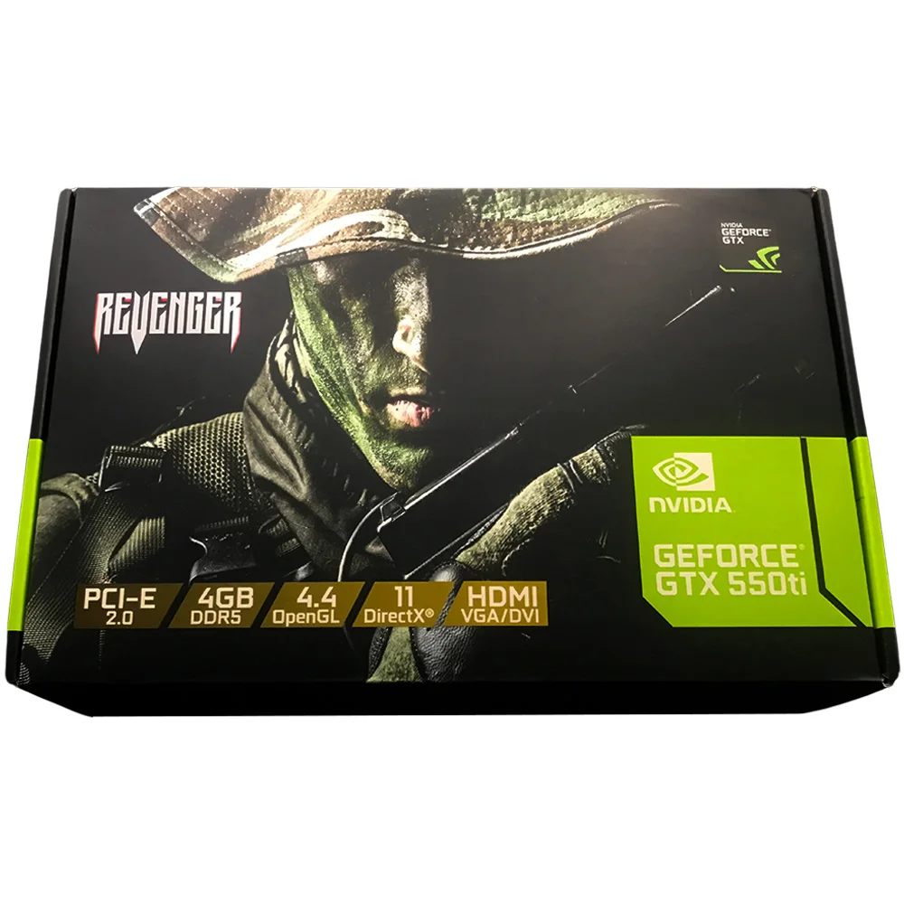 Placa De Vídeo Nvidia Geforce 4gb Gtx 550ti, GDDR5, 128 Bit, G-gtx550ti/4g -revenger 5
