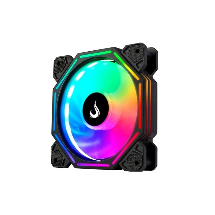 Imagem 5 de 5 do produto Cooler Para Gabinete Rise Mode Hex Turbine 120mm ARBG 2000RPM - RM-H-ARGB-TOR-B