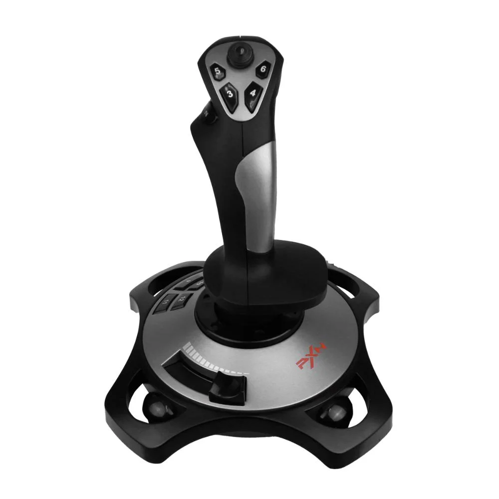 Imagem 2 de 5 do produto Controle Gamer Flight Stick Joystick Simulador Voo Piloto Computador PC