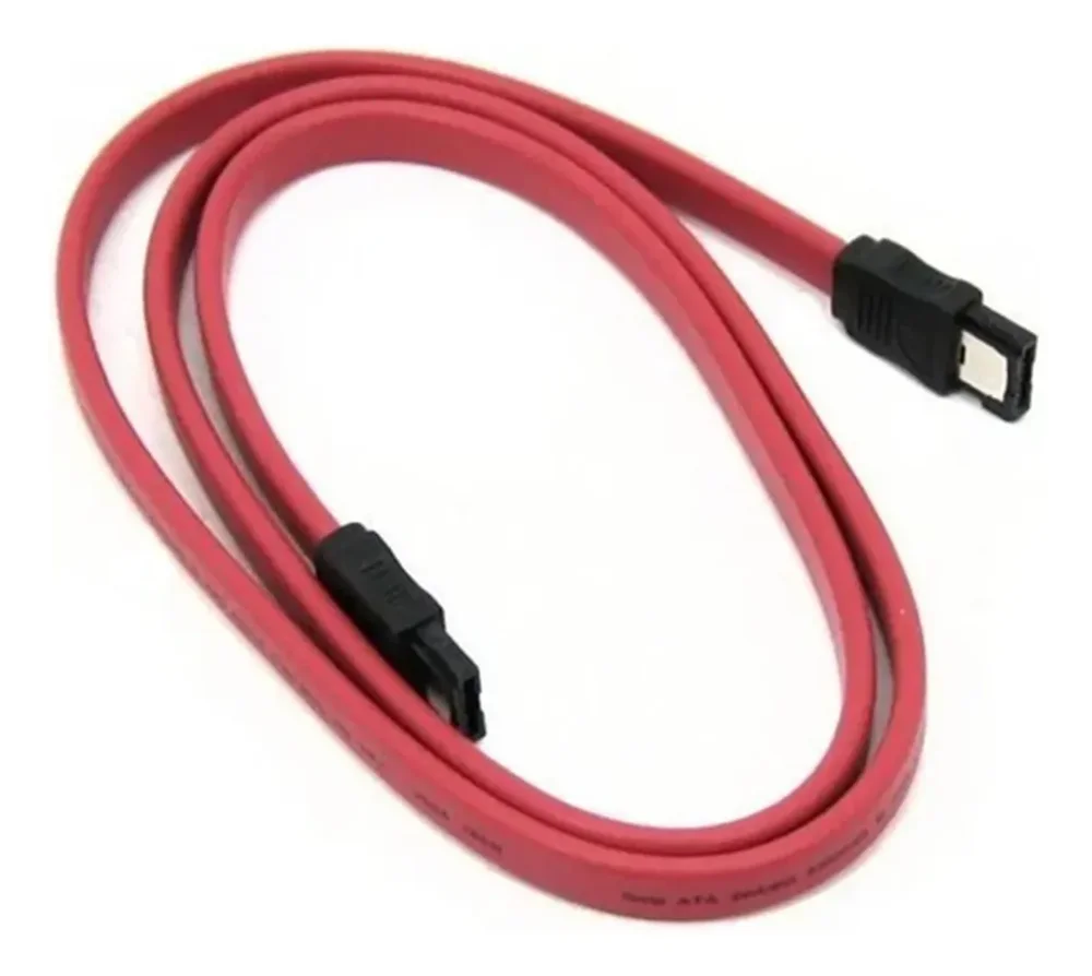 Imagem 3 de 5 do produto Cabo Sata Dados 180g 50cm - Kit 10 Peças Alta Qualidade