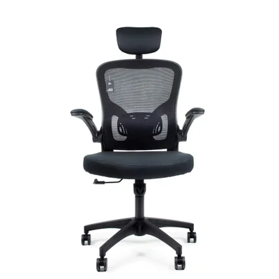 Cadeira Presidente Escritório Ergonômica Gogo Chair Go100 - Preta Preto
