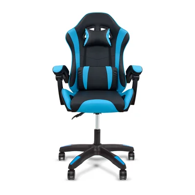 Cadeira Gamer Ergonômica Start Line Para Escritório Azul Azul