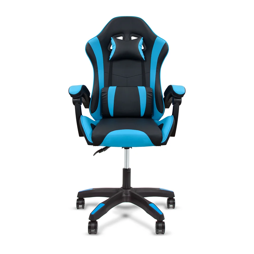 Cadeira Gamer Ergonômica Start Line Para Escritório Azul Azul Cadeira Gamer Ergonômica Start Line Para Escritório Azul Azul