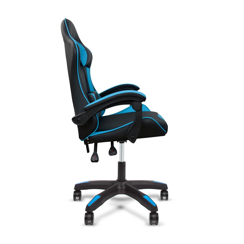 Cadeira Gamer Ergonômica Start Line Para Escritório Azul Azul Cadeira Gamer Ergonômica Start Line Para Escritório Azul Azul
