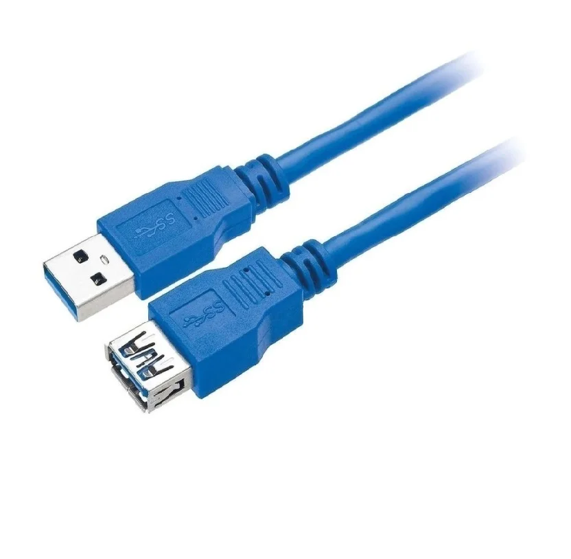 Imagem 2 de 5 do produto Cabo Usb 3.0 A Macho X Usb A Femea 5m Az Tebera
