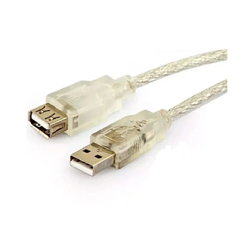 Imagem 2 de 3 do produto Cabo Usb 2.0 Macho X Fêmea 3m Cristal Tebera