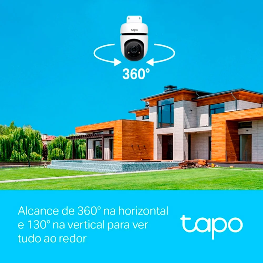 Câmera De Segurança Tp-link Tapo C500 Externa 360º Com Wi-fi 1080p Full Hd  100v/240v