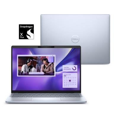 Notebook Dell Inspiron Plus I14-qcxplus-m20 14" Qhd+  Touch Snapdragon® X Plus 16gb 1TB SSD WINDOWS 11 Prata Gelo
