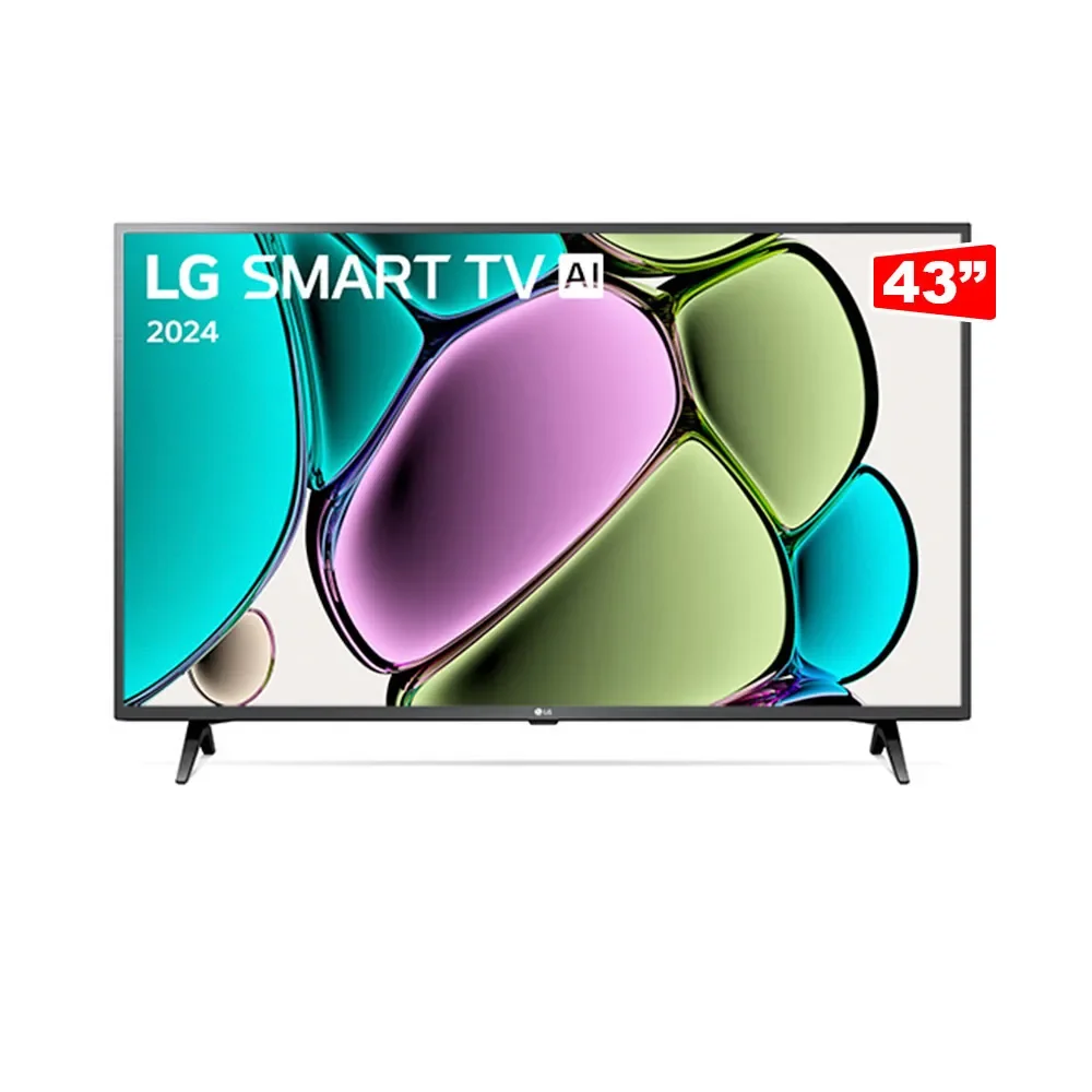 Smart TV  43 Polegadas LG, 2 HDMI, 1 USB, Full Hd Hdr10 Thinq Ai Webos, Wifi5, Bluetooth, Alexa - 43lr6700psa