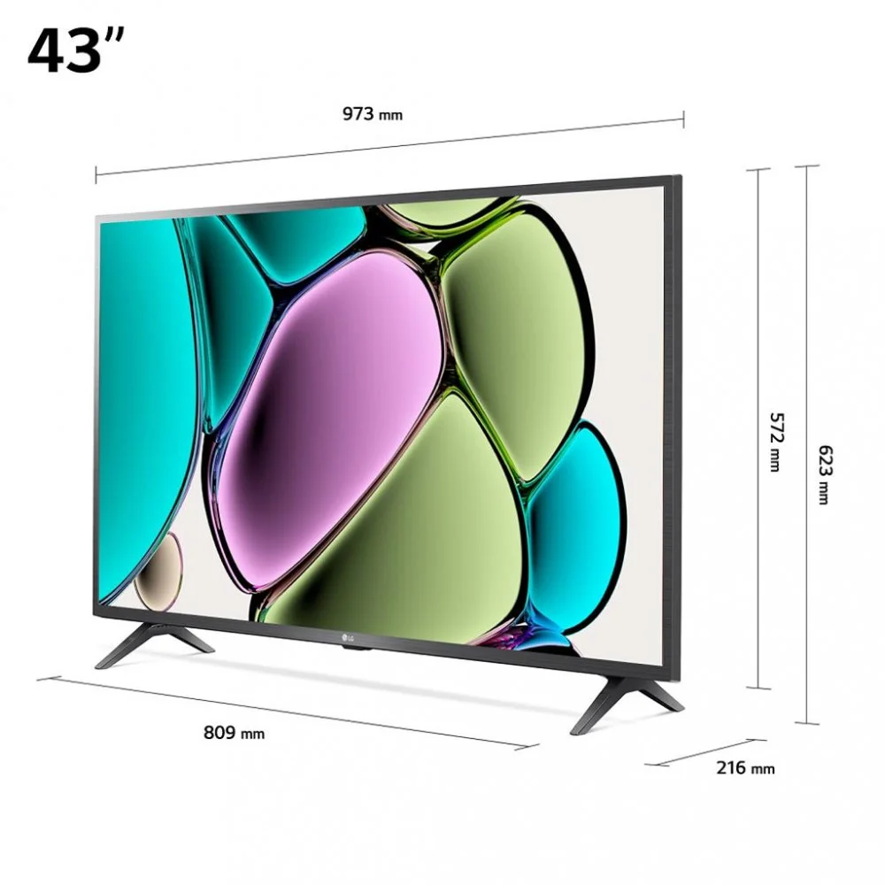 Imagem 2 de 4 do produto Smart TV  43 Polegadas LG, 2 HDMI, 1 USB, Full Hd Hdr10 Thinq Ai Webos, Wifi5, Bluetooth, Alexa - 43lr6700psa