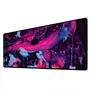 Novo Mouse Pad Gamer Deskpad Speed Extra Grande Borda Costurada Profissional 90x40  - Abstrato Roxo
