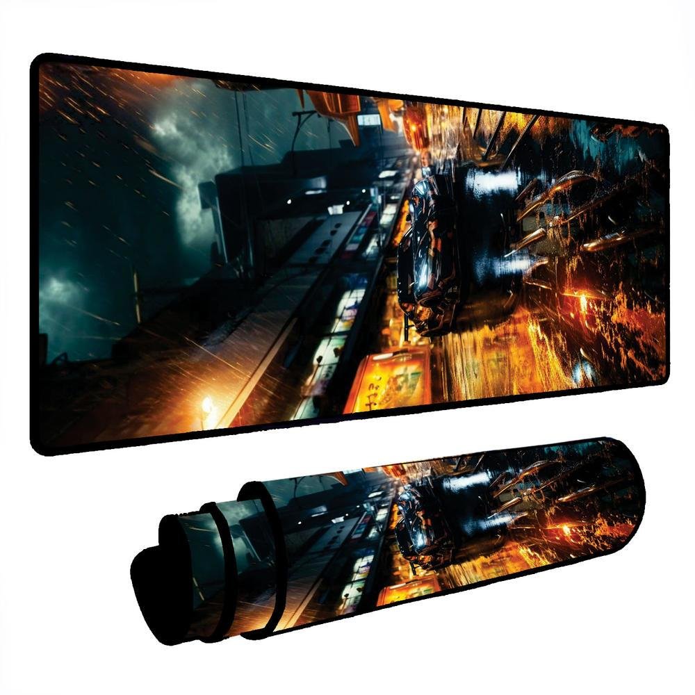 Novo Mouse Pad Gamer Deskpad Speed Extra Grande Borda Costurada Profissional 100x50 - Carro Sport Novo Mouse Pad Gamer Deskpad Speed Extra Grande Borda Costurada Profissional 100x50 - Carro Sport