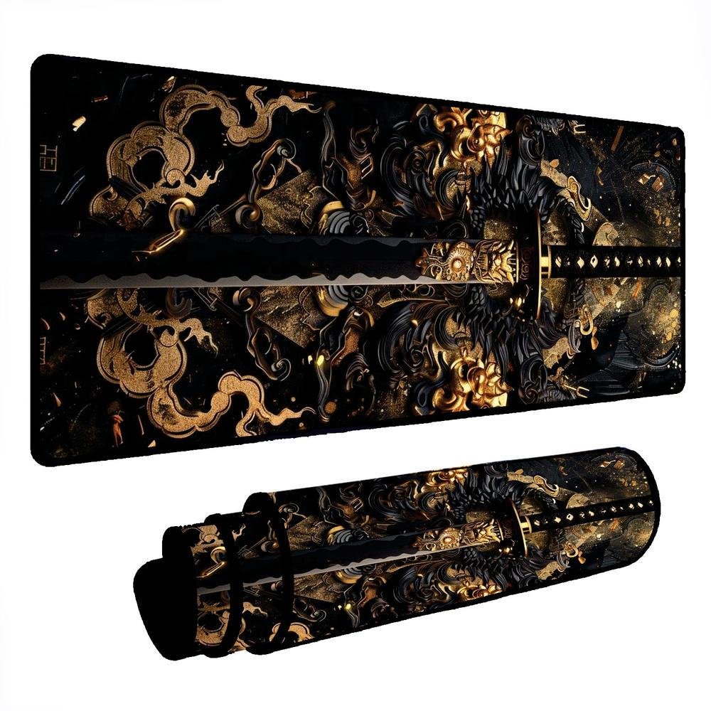 Novo Mouse Pad Gamer Deskpad Speed Extra Grande Borda Costurada Profissional 70x35 - Katana Novo Mouse Pad Gamer Deskpad Speed Extra Grande Borda Costurada Profissional 70x35 - Katana